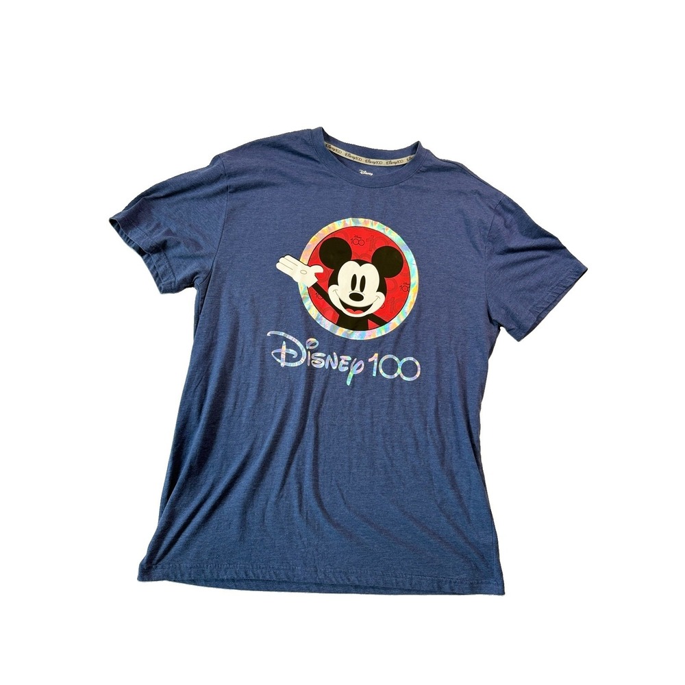 Disney 100 Anniversary Celebration Graphic Tee T-shirt Mickey Mouse- Adult XL